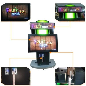 Machine de jeu d'arcade Fruit <span class=keywords><strong>Ninja</strong></span> à monnayeur, en métal, avec distribution de tickets, en anglais, à commande tactile, directement de l'usine - Product Image 2