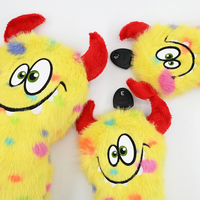 Housse de tête de club de golf amusante en forme de monstre, brodée, motif animal en peluche, pour driver en bois, accessoires de golf personnalisés OEM