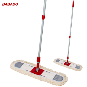 <span class=keywords><strong>Mop</strong></span> piatto professionale BABADO da 60 cm in cotone per la pulizia di pavimenti in hall, centri commerciali, hotel e ospedali - Product Image 1