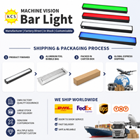 Barres lumineuses LED industrielles à vision artificielle de 22 mm de largeur, blanches, toutes tailles en stock, source d'éclairage linéaire