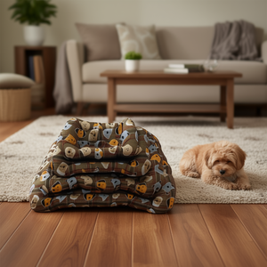 Set di quattro pezzi per cuccia per animali domestici imbottito in cotone, serie BM1290 - Product Image 3