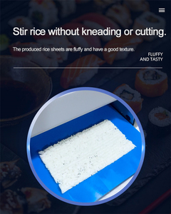 เครื่องทำแผ่นข้าวและม้วนซูชิอัตโนมัติแบบเงียบสำหรับร้านอาหารญี่ปุ่น - Product Image 2