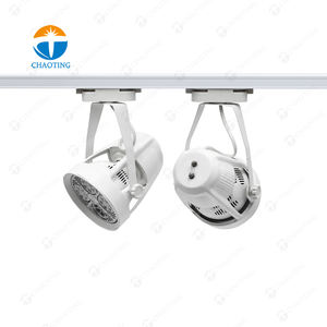 Lámpara de Riel PAR30 Moderna, <span class=keywords><strong>Foco</strong></span> LED de <span class=keywords><strong>Techo</strong></span> de Superficie, <span class=keywords><strong>Foco</strong></span> LED Ajustable para Riel, Carcasa de Lámpara, Accesorio E27 - Product Image 2