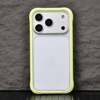 Nouvelle coque de téléphone en silicone antichoc 2-en-1 avec pare-chocs amovible, dos mat anti-rayures, aimants N52, motif DIY pour iPhone 18 Pro Max