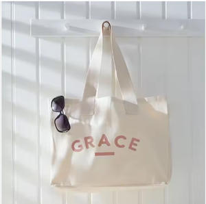 Sac à provisions en toile de coton aéré réutilisable pour les courses quotidiennes à proximité des magasins et des promenades décontractées après le travail - Product Image 2