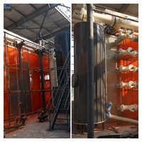 Machine de pyrolyse portable pour transformer les vieux pneus, les produits en plastique, les déchets domestiques, les boues d'huile en huile combustible et en plastique recyclé