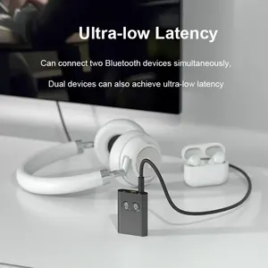 2 in 1 BT5.2 Audio empfänger Sender-Adaptiver AD/HD/<span class=keywords><strong>LL</strong></span> AAC 3,5 MM AUX HiFi Music Multipoint Wireless Adapter - Product Image 2