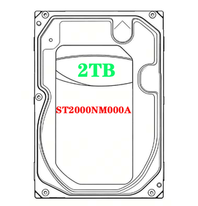 ฮาร์ดไดรฟ์ภายในขนาด 3.5 นิ้ว รุ่น ST2000NM000A ความจุ 2TB ความเร็ว 7200RPM แคช 256MB SATA 6Gb/s สำหรับการจัดเก็บข้อมูลระดับองค์กร เหมาะสำหรับเซิร์ฟเวอร์และศูนย์ข้อมูล - Product Image 1