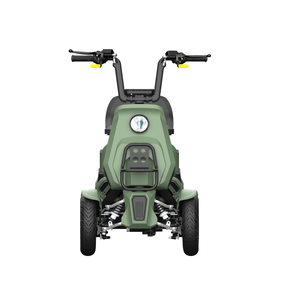 नई 48v 500w लिथियम बैटरी 13 इंच टायर हाइड्रोलिक ब्रेक सस्पेंable सीट 4 व्हील वयस्क इलेक्ट्रिक स्कूटर - Product Image 4