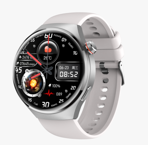 Montre connectée DF MT26 avec surveillance en temps réel du rythme cardiaque et de la pression artérielle, écran AMOLED 466*466 capacitif multipoint tactile intégral - Product Image 2