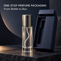 Flacon pulvérisateur de parfum en verre transparent rechargeable 10ml 20ml, atomiseur de voyage à brume fine, échantillon de parfum, emballage vide