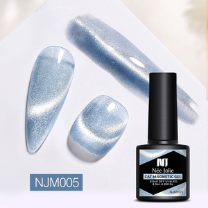 Nouveau vernis à ongles gel effet œil de chat cristallin, super scintillant, transparent effet glace, aurora, gel magnétique large effet œil de chat, couleur populaire pour salon et DIY - Product Image 6