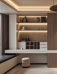 Customized Modern Classic Bedroom Furniture Painted Wood <b>Wardrobe</b> with Modular Cabinet Set for House & Hotel Rooms <b>Shoe</b> Racks - Product Image 3