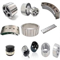 Produsen Magnet disesuaikan kelas tinggi industri NdFeB permanen Arc magnetik N42SH N45SH Arc Magnet Neodymium untuk Motor