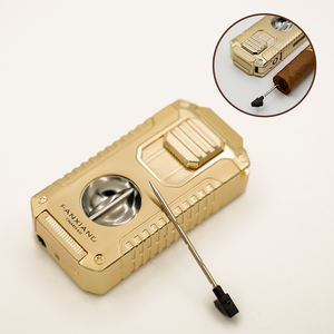 Sang Trọng Đôi Nhẹ Hơn Cho Hút Thiết Kế Hiện Đại Với V-Cắt Máy Bay Phản Lực Ngọn Lửa Trọng Lượng Nhẹ Và Du Lịch Thân Thiện Với Cigar <span class=keywords><strong>Torch</strong></span> - Product Image 5