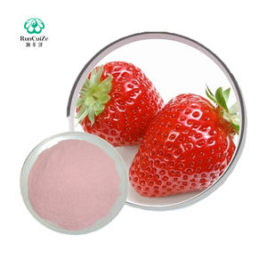 공장 공급 딸기 분말 과일 추출물 20% 폴리 페놀 분말 최고의 가격 무료 샘플 - Product Image 3