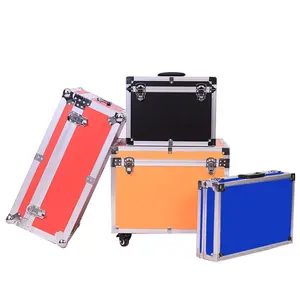 कस्टम आकार उपकरण मामले उपकरण ले जाने वाले मामले उपकरण परिवहन सूटकेस उपकरण परिवहन सूटकेस हार्ड एल्यूमीनियम ट्रॉली
