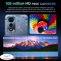 POVA7 Pro 16G+1TB Android 15 7.3 Pouces Global 5G Téléphone Portable Grand Écran Reconnaissance d'Image IA Smartphone Cellulaire LTE