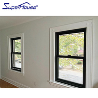 FL Hurricane impact fenêtre suspendue simple style colonial fenêtre coulissante avec moustiquaire anti-moustique pour villa maison