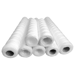 Cartouche filtrante enroulée en fil métallique Ts 10 20 30 40 pouces, pièce de rechange pour purificateur d'eau haute efficacité - Product Image 1