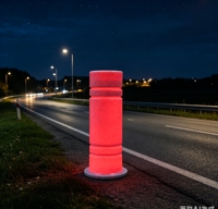 Borne de signalisation lumineuse étanche à télécommande, batterie au lithium, indice IP54, intensité variable, pour décorations de fêtes et événements nocturnes en extérieur