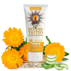 Productos para el cuidado del tatuaje de alta calidad Spf 30 Loción de protección solar Ayuda a prevenir las quemaduras solares Tatuaje Crema para después del cuidado