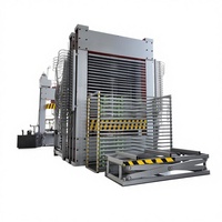 Mesin Hot Press Multi-Voltase 26kW YUEQUN Baru dengan Kontrol PLC, Motor Pompa & Bantalan untuk Produksi Kayu Lapis