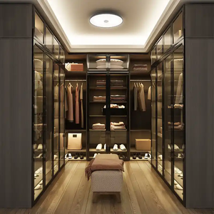 Armadio Moderno di Lusso in Legno con Ripiani Regolabili, Design Ecologico, Ampia Capacità di Stoccaggio per Arredamento Camera da Letto - Product Image 5