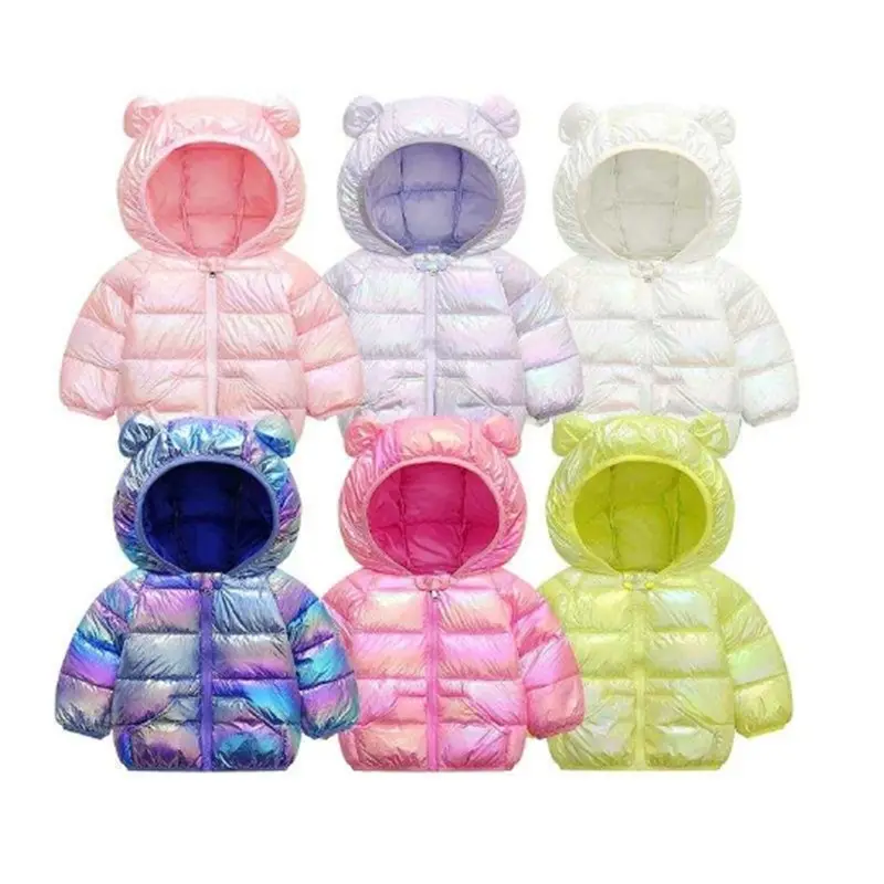 Warm Winter Baby Bomber Puffer Jackets & Outwears Coat Dazzle Colorful Boys Clothing for Kids