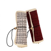 Pochette de rangement pour bijoux Fuxin, style transfrontalier, multi-couches, boucles d'oreilles, colliers, accessoires de voyage, portable, enroulable