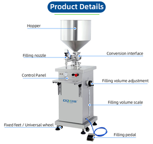 Cyjx 5Ml 50Ml 100Ml Mini Kem Phụ Dầu Khí Thạch Sản Xuất Đánh Bóng Giày Làm Sưởi Ấm Khuấy Máy Làm Đầy - Product Image 3