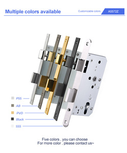 قفل نقر من الفولاذ المقاوم للصدأ حاصل على شهادة CE مع مفتاح متين مضاد للسرقة للاستخدام في المستشفيات المعمارية - Product Image 6
