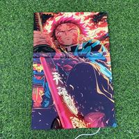 Affiche d'anime personnalisée, enseigne au néon LED, impression UV, acrylique, art mural 3D, lumière au néon pour la décoration de la maison et de la chambre