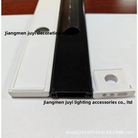Kit de boîtier de lampe LED en PVC rigide extrudé pour éclairage de cheminée (type œil de chat)
