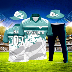 Derniers modèles de maillots de cricket, ensembles complets, prix de gros pour les clubs, les équipes et les festivals et événements sportifs scolaires - Product Image 1