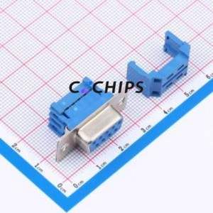 DS1036-03-09FPU2-YT D-Sub/VGA Connector Through hole Component (THT) Connector Standard D-Sub Female 9P IDC - Product Image 1