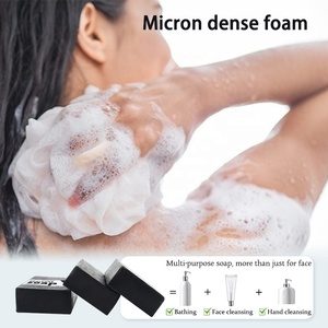 Nhãn Hiệu Riêng Khuôn Mặt Cơ Thể Màu Đen Sạch Xà Phòng Thanh Giảm Mụn Đầu Đen Mụn Trứng Cá Tre Than Xà Phòng - Product Image 4