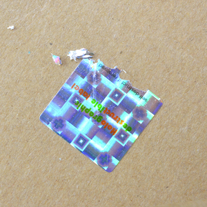 Papier d'impression d'étiquettes holographiques <span class=keywords><strong>UDV</strong></span>, autocollant vierge, étiquette destructible effet coquille d'œuf, papier holographique pour impression A4 - Product Image 2