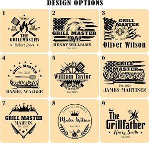 Tagliere Personalizzato per Barbecue - Design Aquila Bandiera Americana Incisa su Legno, Realizzato a Mano, Resistente ai Coltelli, Regalo Durevole - Product Image 3