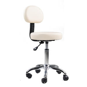 Sillón de Barbería Giratorio con Cojín de Cuero, Taburete de Masaje y Taburete de Belleza, Disponible para Dropshipping, Muebles de Salón - Product Image 1