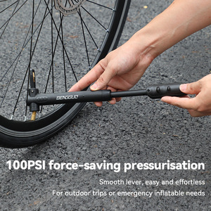 Yueli Mini Bicycle Pump 100PSI High Pressure With <b>Stand</b> For <b>Cycling</b> Mountain Bike - Product Image 2