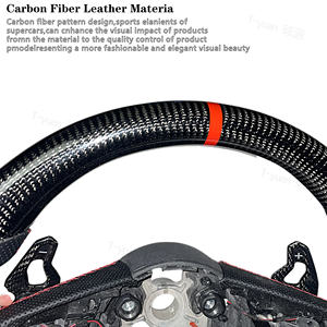 Accesorio <span class=keywords><strong>interior</strong></span> de fibra de carbono genuino hecho privado personalizado <span class=keywords><strong>Audi</strong></span> <span class=keywords><strong>TT</strong></span> R8 RS5 RS6 RS7 RS3 RS4 A3 A6 S4 S5 A5 A7 A4 volante - Product Image 4