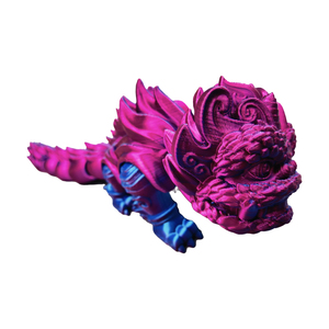 Servicios de Prototipado Rápido y Mecanizado: Artesanía Tradicional China Impresa en 3D con Tecnología FDM, León Danzante, Decoración de Año Nuevo, Regalo Festivo - Product Image 1