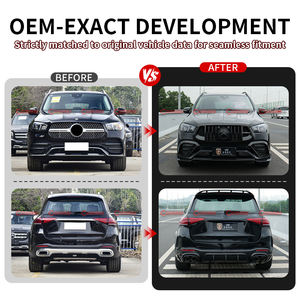 Faldas laterales de labio delantero estilo BB 800, alerón trasero, kit de carrocería de fibra de carbono seco para <span class=keywords><strong>Mercedes</strong></span> Bens Gle SUV C167 GLE53 GLE450 <span class=keywords><strong>GLE350</strong></span> - Product Image 3