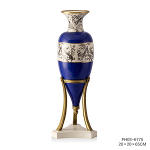 EXHY 2026 NEW Antique Blue and White Chinese Ceramic <b>Ginger</b> <b>Jar</b> Art Deco Design Tabletop Vase Home Decoration Anniversary 6656B - Product Image 4