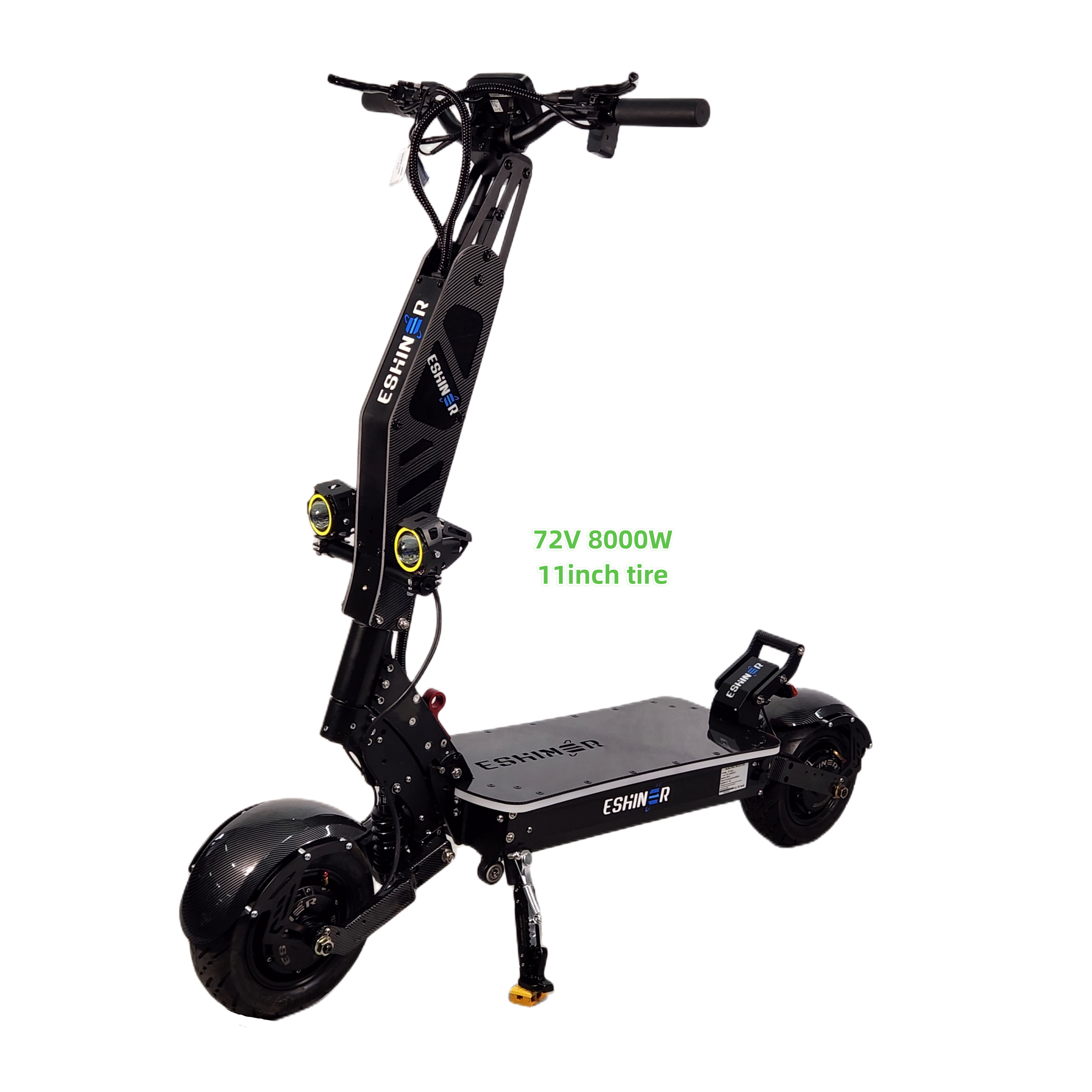 Black Knight Rider 7 E-Scooter - 8000w Dual Motor Power