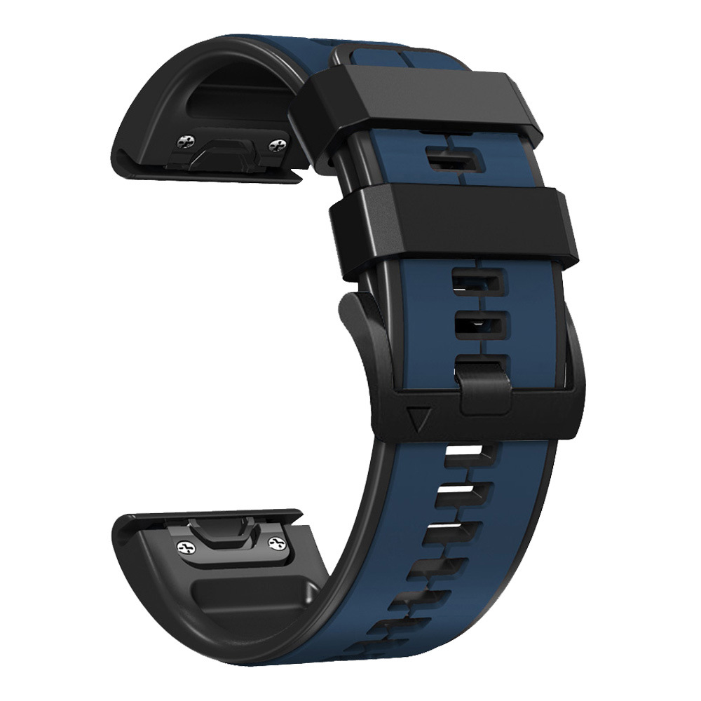 Dark blue and black