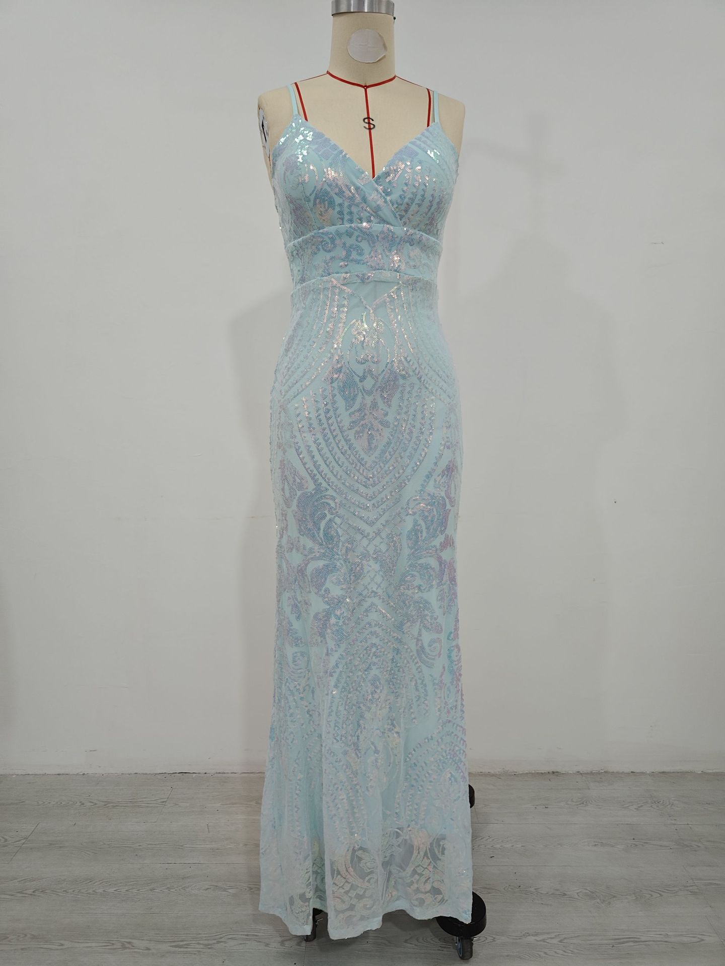New Arrival Ball Gown Prom Dress Blue 2025 Sequin Evening Dress Light Blue  Sequin Dress Long| Alibaba.com