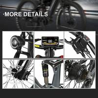 Fournisseur OEM fiable, vélo électrique tout-terrain à pneus larges de 26 pouces, haute puissance, vitesse rapide, RS-A08-II, pour les loisirs du week-end