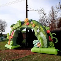 Arche de jardinage gonflable en vente chaude, arche de fleurs de mariage pour la décoration